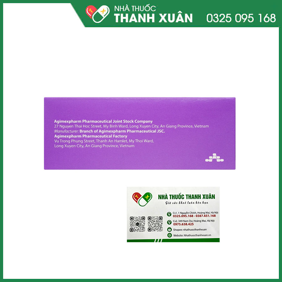 Agimstan-H thuốc điều trị tăng huyết áp vô căn ở người lớn